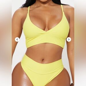 The Joy Of The Beach 2 Piece Bikini - Yellow